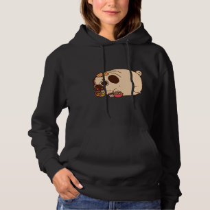 Pull À Capuche carlin fourré mangeant T-shirt classique 886