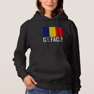 Pull À Capuche Carte Du Drapeau Roumain Pour Hommes Femmes Enfant