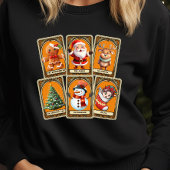 Pull À Capuche Carte Tarot Noël, Tarot de Noël