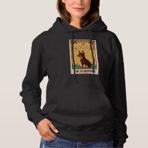 Pull À Capuche Carte Tarot Occult Magie Occultisme Chien Doberman
