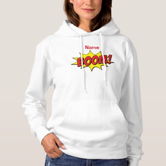 Pull À Capuche Cartoon Boom Thunder_Cove (Devant)