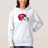Pull À Capuche Casque de football Cheney Washington WA (Devant)