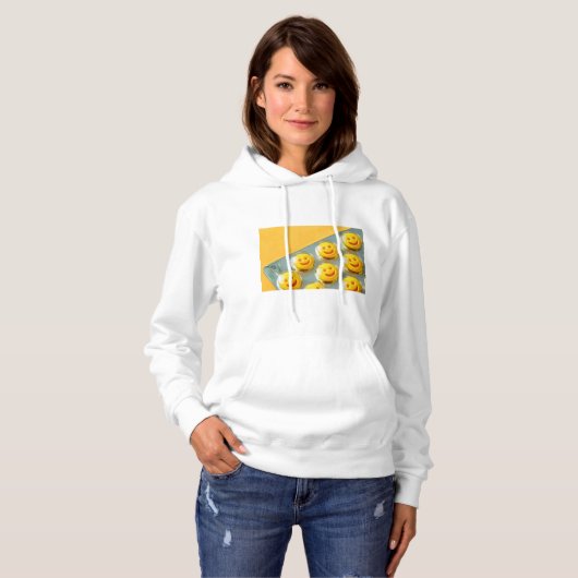 Pull À Capuche Casual Hoodie with Funny “Introduce Yourself” Quot (Devant entier)