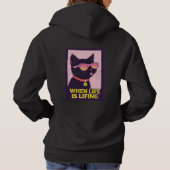 Pull À Capuche Cat Vibes Women Hoodie (Dos)