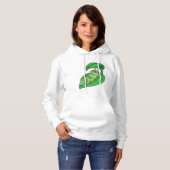 Pull À Capuche Caterpillar avec feuille (Devant entier)