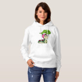 Pull À Capuche Caterpillar avec feuille (Devant entier)