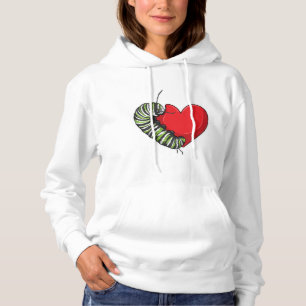 Pull À Capuche Caterpillar love heart