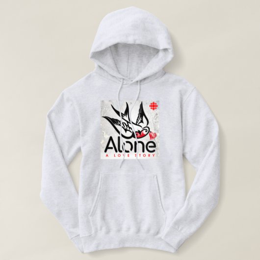 Pull À Capuche CBC Alone : Une histoire d'amour (Design devant)