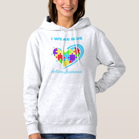 Pull À Capuche Ce design de Sensibilisation sur l'autisme s'adres (Devant)
