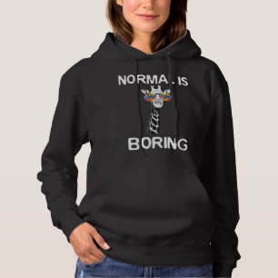 Pull À Capuche Ce design graphique amusant présente girafe avec c