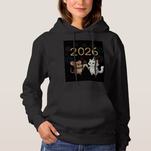 Pull À Capuche celebrate 2026 Hoodie ai was used (Devant)