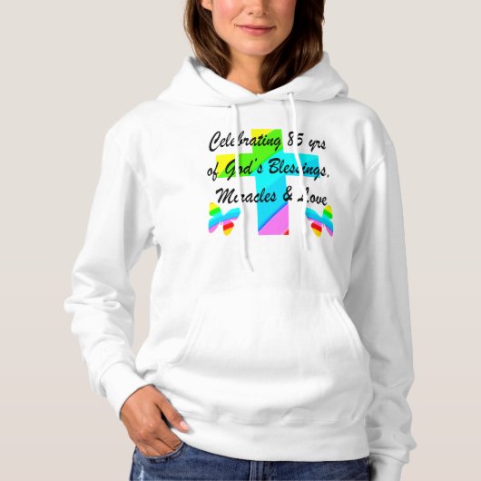 PULL À CAPUCHE CÉLÉBRER 85 ANS DE DIEUX MIRACLES ET D'AMOUR (Devant)