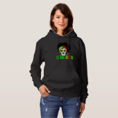 Pull À Capuche Célébrer Juneteeth Pride Histoire noire Afro Ameri (Devant entier)