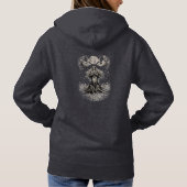 Pull À Capuche Celle qui fleurit de l'ombre (Dos)