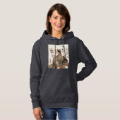 Pull À Capuche "Celui qui viendra" Art du chat japonais  (Devant entier)