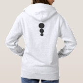 Pull À Capuche Céramique noir (Dos)