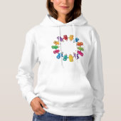 Pull À Capuche Cercle De Crayons (Devant)