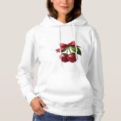 Pull À Capuche Cerises À Bow (Devant)