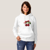 Pull À Capuche Cerises À Bow (Devant entier)