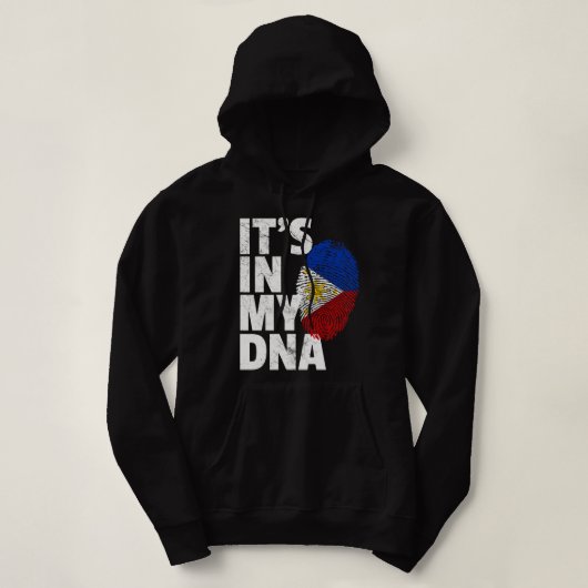 Pull À Capuche C'EST DANS MON ADN Filipino Philippines Flag Natio (Design devant)