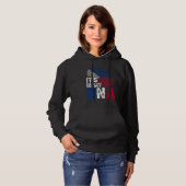 Pull À Capuche C'est dans mon Adna Philippines Drapeau Patrio (Devant entier)