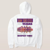 PULL À CAPUCHE C'EST LE TEXAS (Couchage Retour)