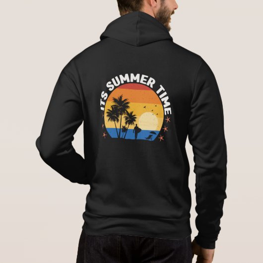 Pull À Capuche C'est l'été-65786 (Dos)