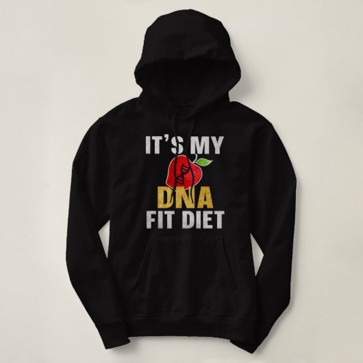 Pull À Capuche C'est mon régime ADN Fit (Design devant)