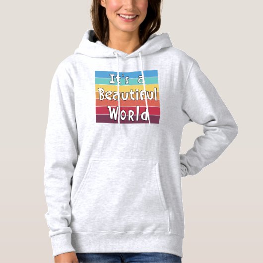 Pull À Capuche C'est un monde magnifique (Devant)