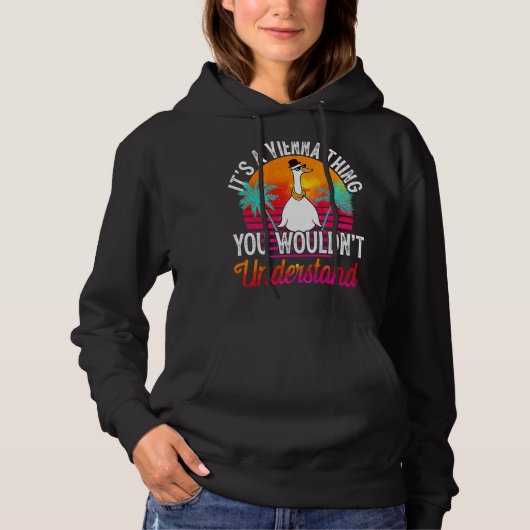 Pull À Capuche C'est une chose à Vienne que vous ne comprendriez (Devant)