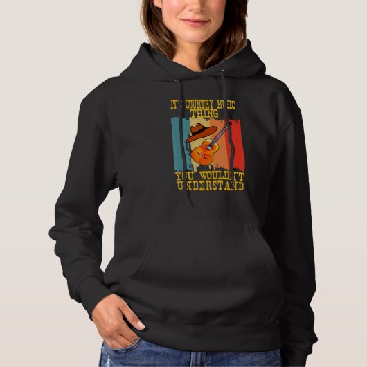 Pull À Capuche C'est une chose de musique country que vous ne com (Devant)