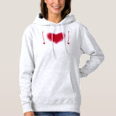 Pull À Capuche Chaînes de l'amour (Devant)
