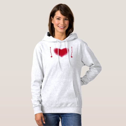 Pull À Capuche Chaînes de l'amour (Devant entier)