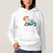 Pull À Capuche Champignons en moto avec moto (Devant)