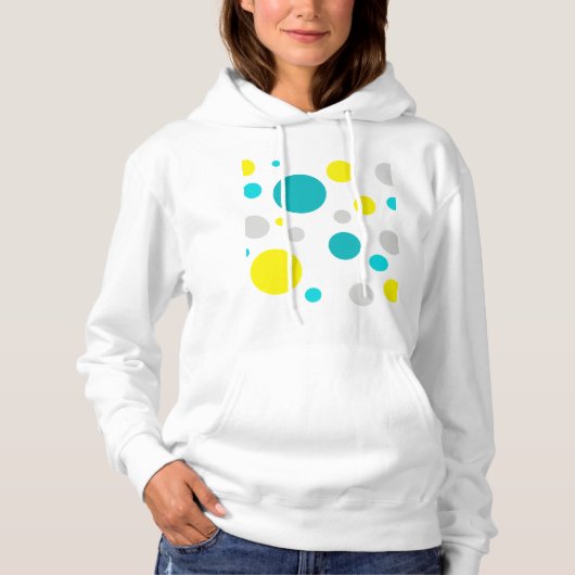 Pull À Capuche Chanceux bulles colorées (Devant)