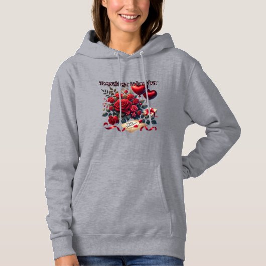 Pull À Capuche Chandail à capuchon de base pour femmes (Devant)