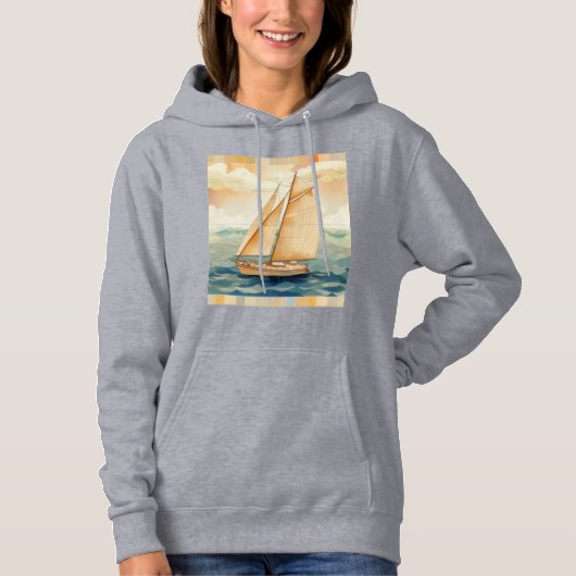 Pull À Capuche Chandail à capuchon pour femmes (Devant)