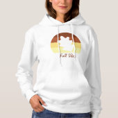 Pull À Capuche Chandail de la vibes automnale (Devant)
