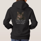 Pull À Capuche Chandail drôle de maman de chat (Dos)