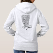Pull À Capuche Chapeau de fleurs (Dos)