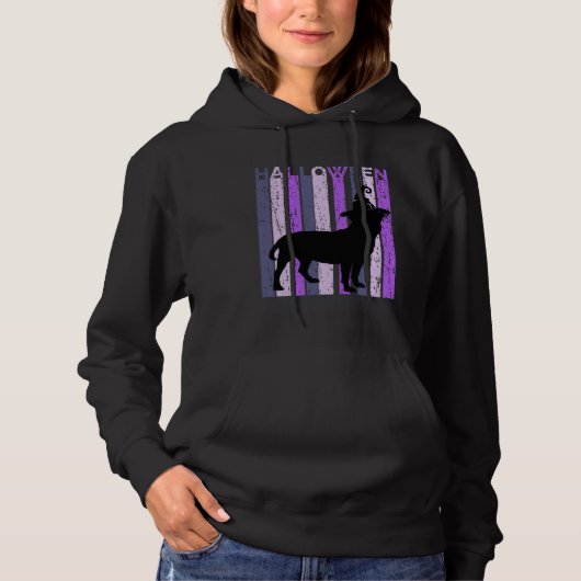 Pull À Capuche Chapeau de sorcière Staffy Halloween Sombre Effray (Devant)