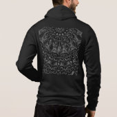 Pull À Capuche Charcoal Mandala Hoodie (Dos)