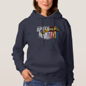 Pull À Capuche Chasseur de Vitesse (Mode Sombre) | Femmes (Devant)