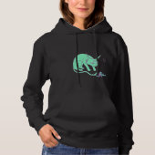 Pull À Capuche Chat Alien Avec Poisson (Devant)