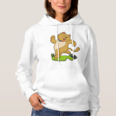 Pull À Capuche Chat avec Choker à l'exécution (Devant)