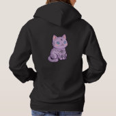 Pull À Capuche Chat Cybersigilisme (Dos)