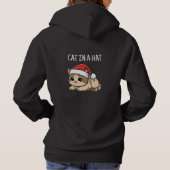 Pull À Capuche Chat dans un chapeau (Dos)