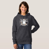 Pull À Capuche Chat de Vitruve (Devant entier)