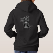 Pull À Capuche Chat Masqué (Dos)