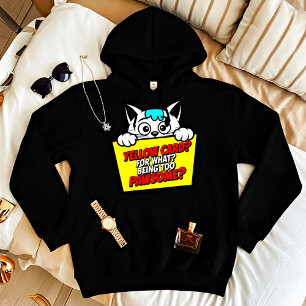 Pull À Capuche Chat mignon superbe carton jaune - Maman de chat s